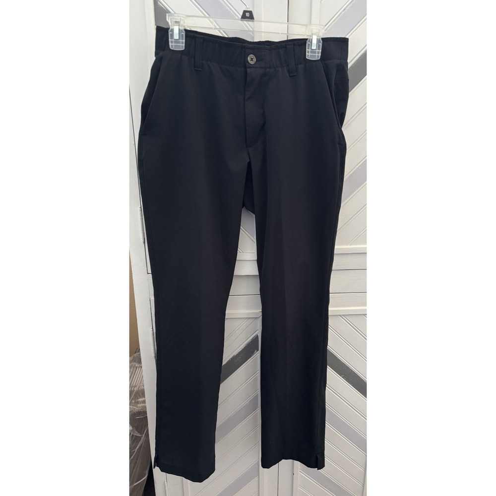 Under Armour Men's 32/32 Dark Gray/Black Activewear Mesh Stretch Trouser Pants